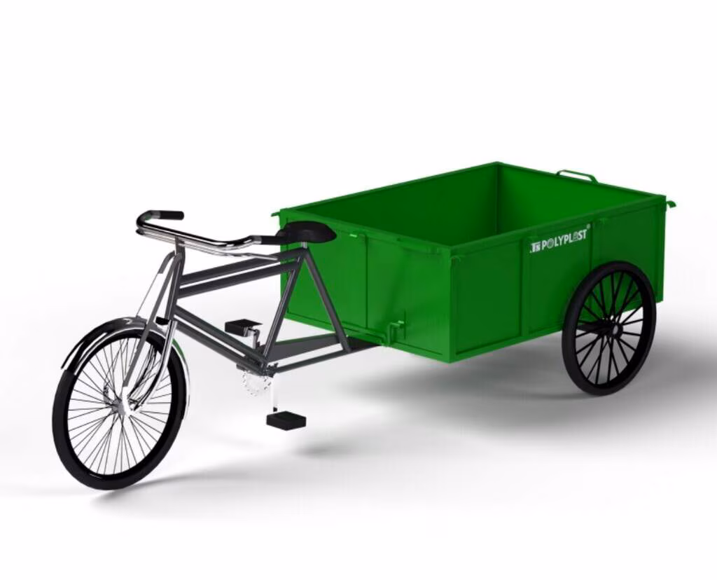 Waste Collection Garbage Rickshaw in Bihar